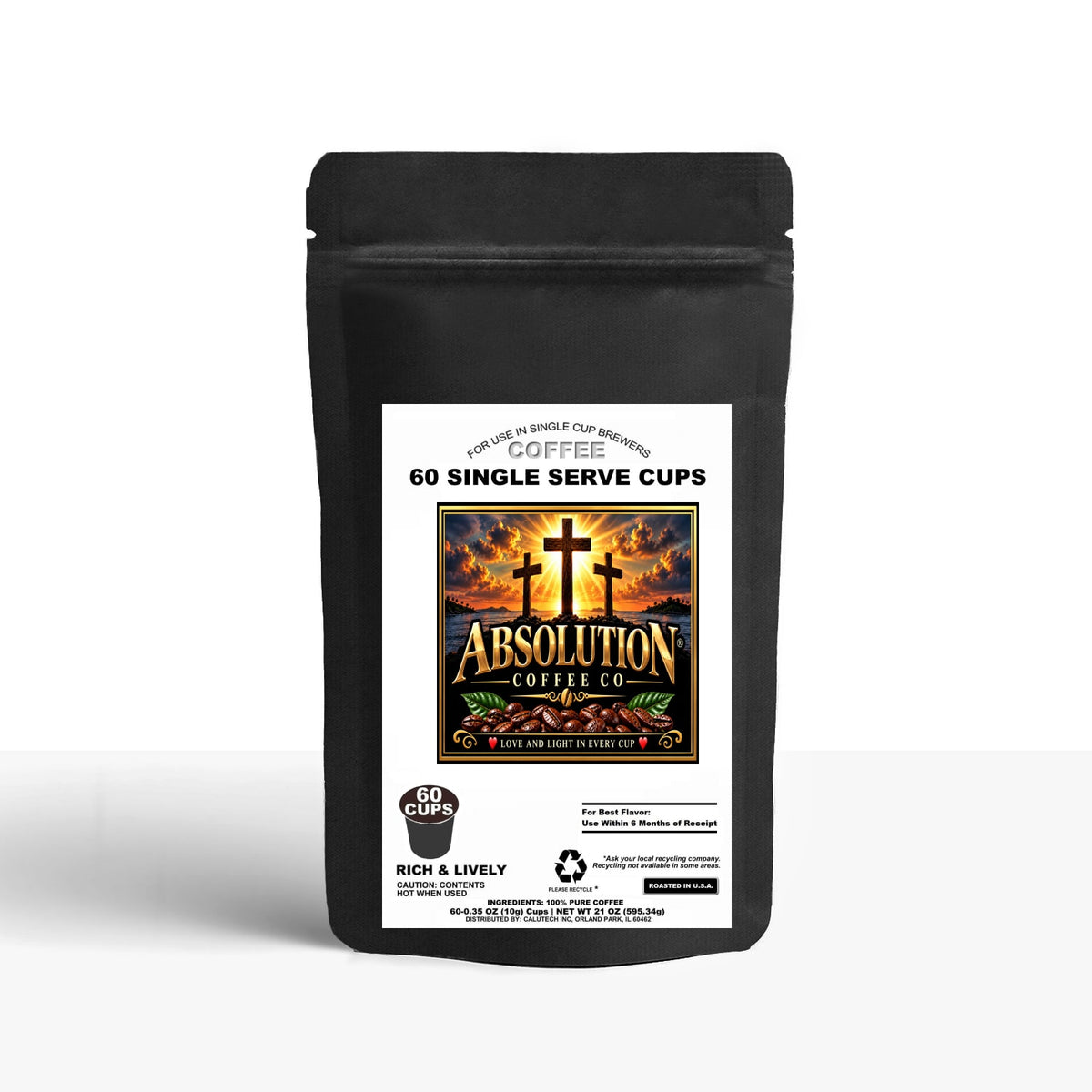 60 Pack Single Serve Coffee Capsules